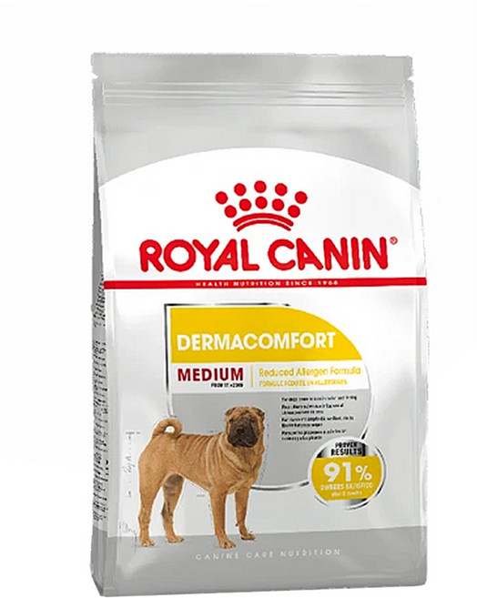 ROYAL CANIN 法國皇家皮膚保健中型成犬DMM, 3kg, 1個, 皮膚保健中型成犬DMM