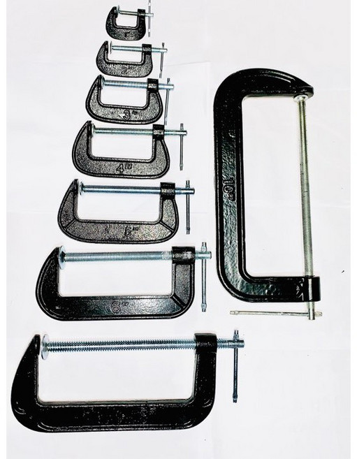 德輝五金 C型夾 木工固定夾, 1個, 2''