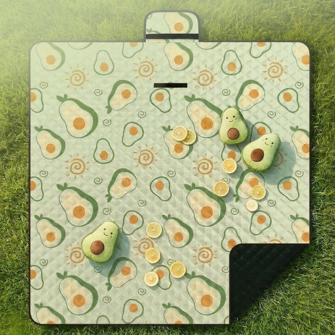 두꺼운 업그레이드 피크닉매트 방수 방습 내마모 캠핑 돗자리 휴대용 대형, 스타일A