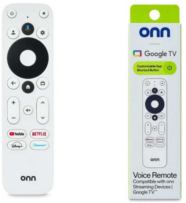 onn Google TV 4K PLUS Pro HD Walmart (2025版美國原裝繁中版), 單購Onn TV 原廠遙控器,原裝版