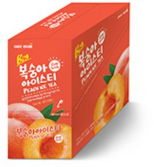 [카페모어] 빅 복숭아아이스티 (340ml ) 맛과향이좋은, 8개, 340ml
