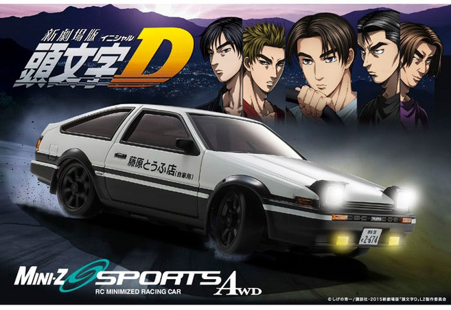 KYOSHO MINI-Z AWD車殼 MZP479ID 頭文字D TOYOTA AE86 (白色), 1個