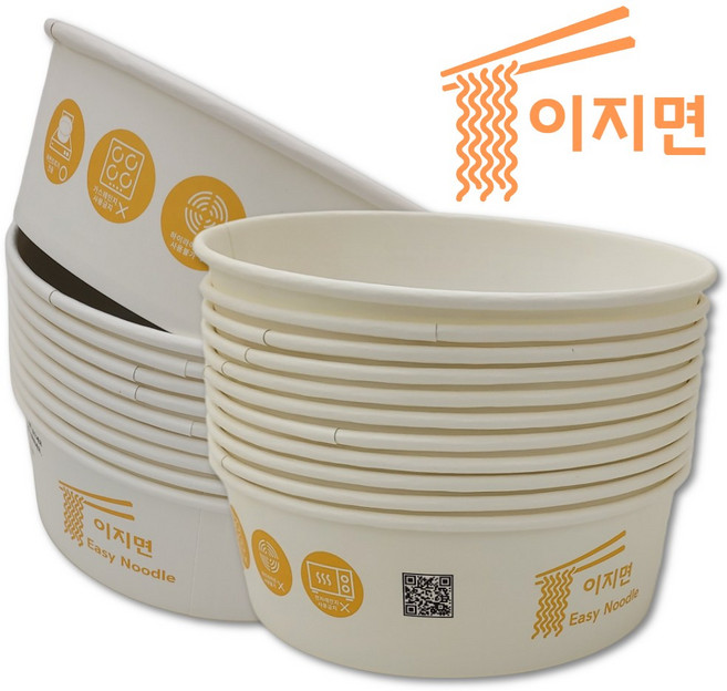 이지면 라면조리기용기 한강라면용기 (전자레인지 사용불가), 50개, 이지면라면용기
