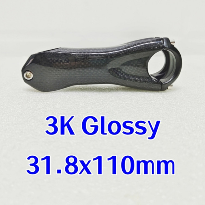 초경량 카본 주먹스템 유광 무광 트랙 자전거부품 픽시 로드 호환, [16] 3K Glossy 110mm