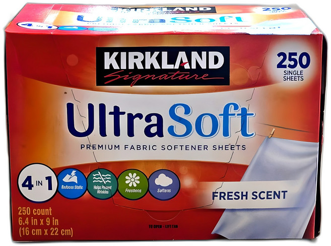 커클랜드시그니춰 드라이시트 시트형 섬유유연제 본품, 1개