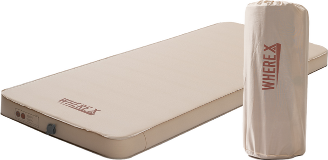 웨어엑스 자충 에어 매트 10cm, 베이지
