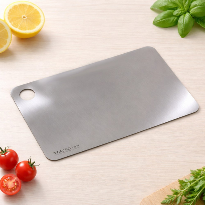 테르헨 316 스텐 도마 무연마제 국산도마, 1개, 기본형