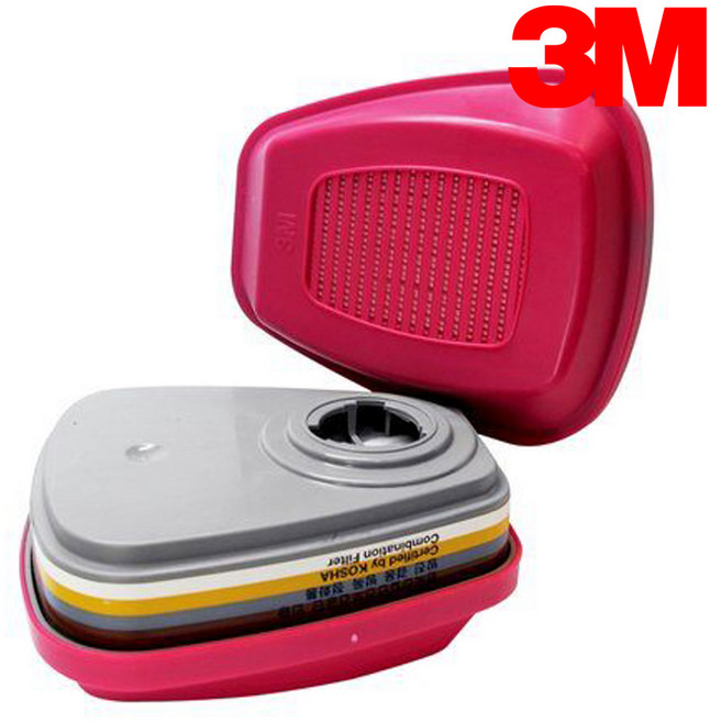 3M 방독마스크 방독정화통 6001K 6003K 6006K, 복합가스용, 1세트