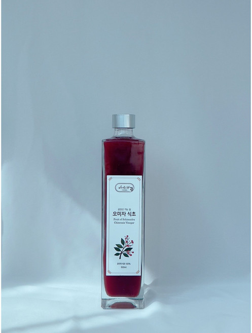 비네노바 자연발효 오미자 식초 국내산 500ml 1개