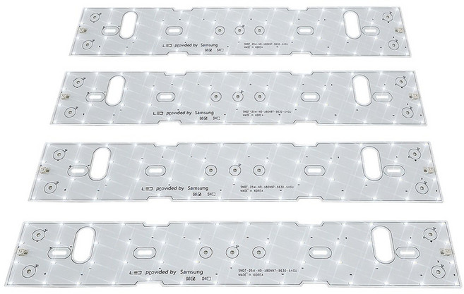 케이라이팅 LED모듈 삼성 3528 6500K 거실 100W [ 580x97mmx4장 ] 주광색 6500K, 1세트