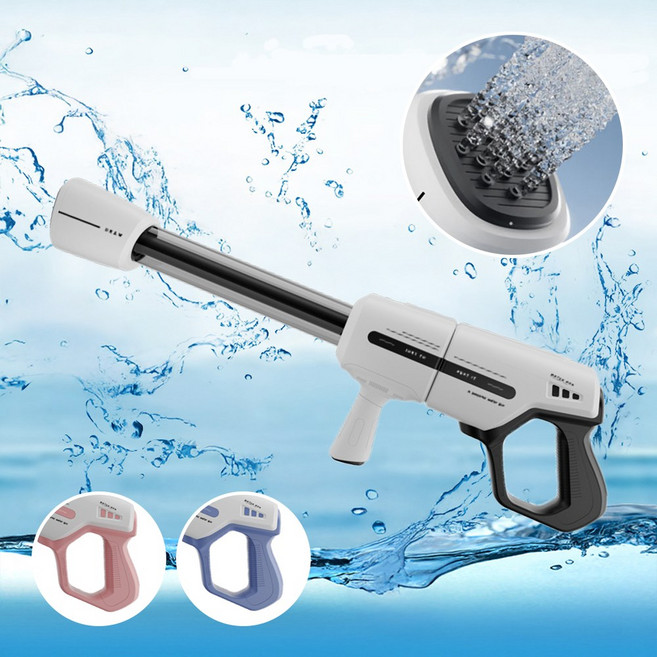 [대용량] 알앤엘 워터캐논 펌프형 물총 장거리 물놀이 장난감, 1개, 블랙