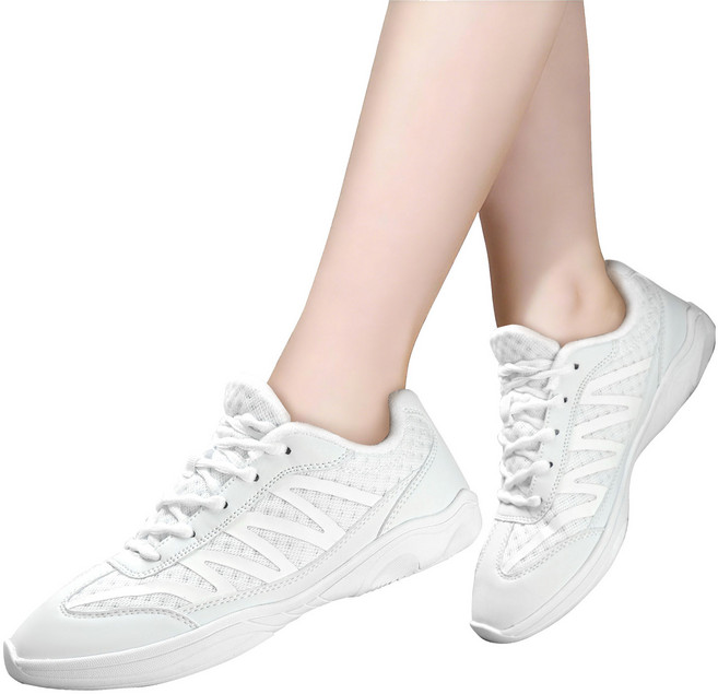 Pairduck 여성 댄스화 치어리딩 슈즈 피트니스 신발 에어로빅 운동화 라인댄스화