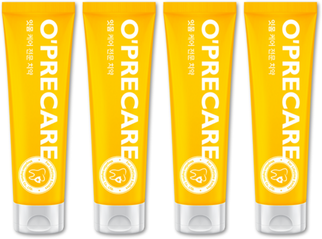 오프리케어 닥터 올데이 플러스 케어 치약 칫솔, 100g, 4개