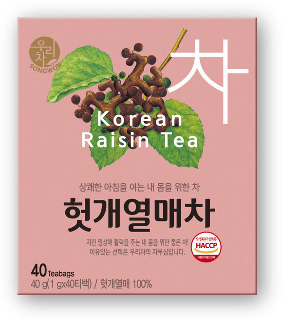 우리차 헛개열매차, 1g, 40개입, 1개