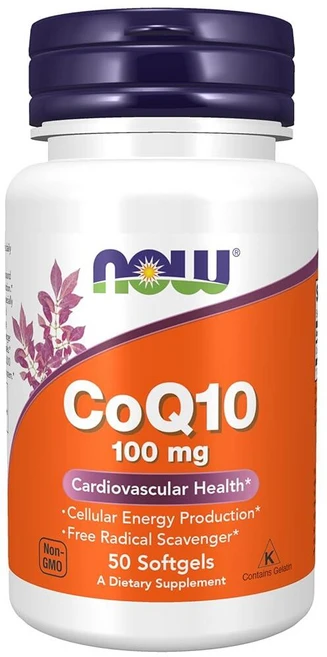 나우푸드 코큐텐 CoQ10 100mg 소프트젤 50정 코엔자임Q10 항산화 영양제, 50 Count (Pack of 1), 1개 - 쿠팡