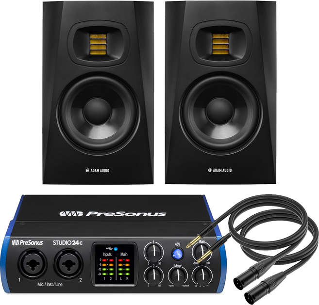 프리소너스 Studio 24C x 아담 T5V 스피커 패키지