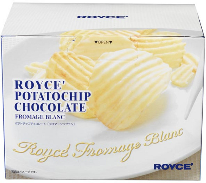 ROYCE 로이스 포테이토칩 감자칩 초콜릿 프로마쥬 블랑, 1개