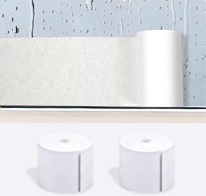 넓은 결로방지 물흡수 테이프 10cm 2개 단열 창틀 곰팡이 습기 스티커 욕실 부직포