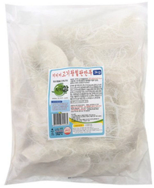 지키미 고기 왕철판만두 3kg, 5개