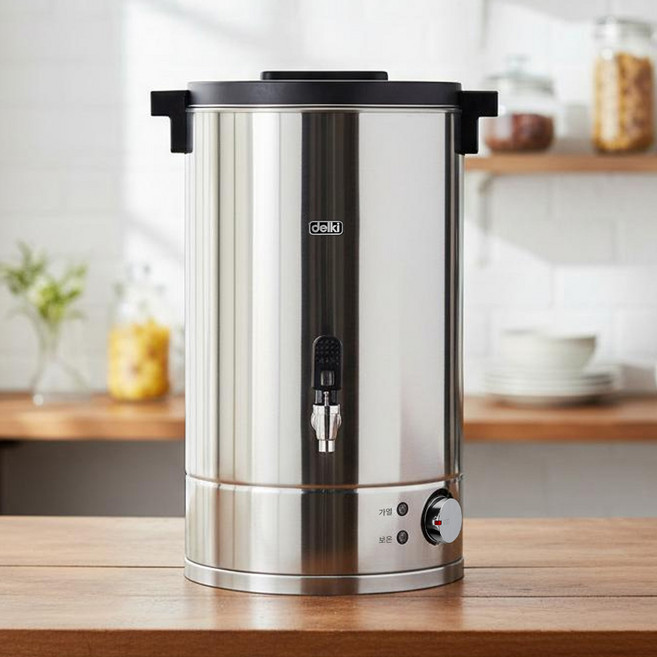 델키 NEW 자동 전기물끓이기 DKR-216 전기포트 전기물통, 12L, 1개