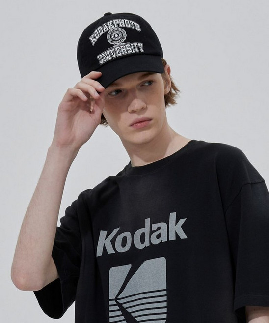 매장정품 KODAK 코닥 오버핏 코다컬러 볼캡 BLACK K4143LCP24BLK 1670593