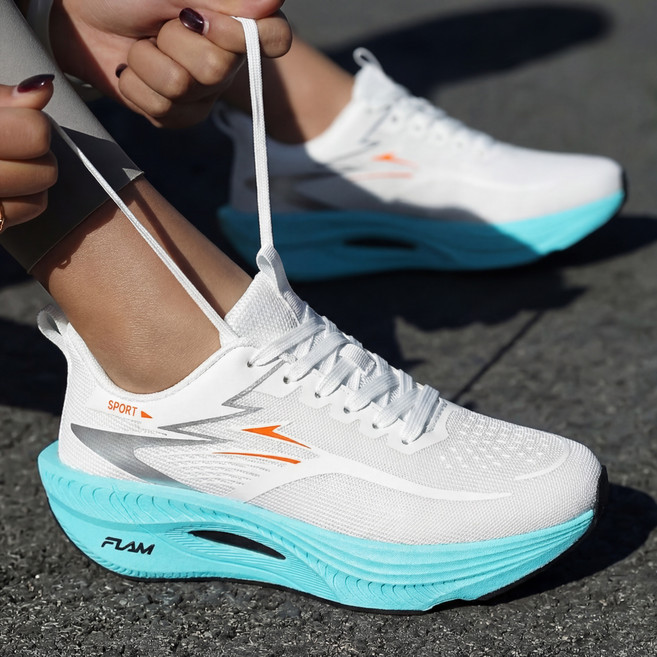 스노우드림 런닝화 카본화 운동화 충격 흡수 마라톤화 초경량 조깅화