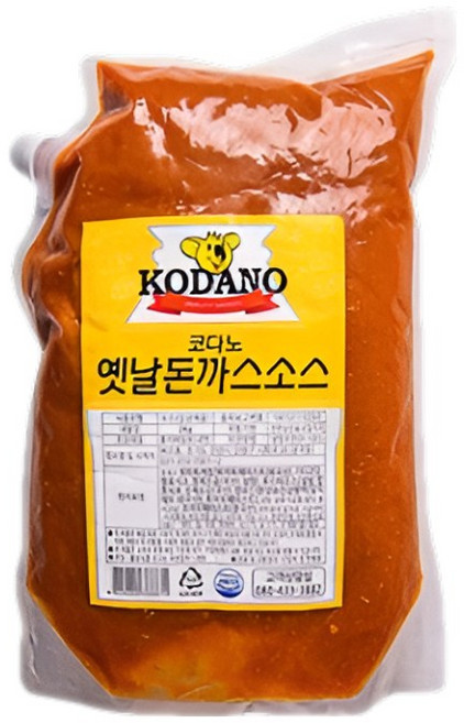 코다노 옛날돈까스소스 2KG 달달한맛, 4개