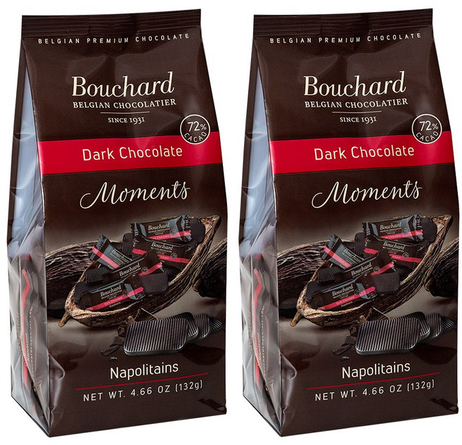 부샤드 나폴리탄 다크 72 초콜릿 132g x 2개