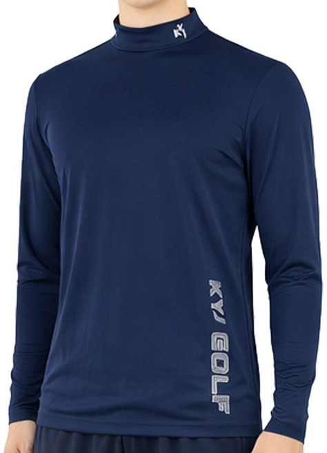 여름용 남성 냉감 KYJ 반목 긴팔 티셔츠 스판 쿨링 아이스 긴팔티 M1817