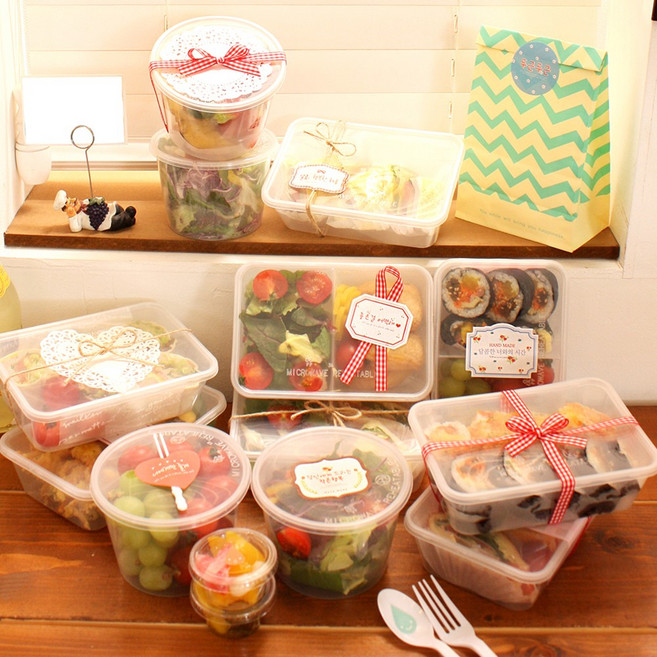 청명 내열도시락 패킹 세트, 1세트, 두근두근 피크닉 세트