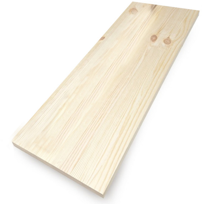 소나무 나무판 레드파인 집성목선반 받침 상판 두께 12T, 1개, 150x400mm