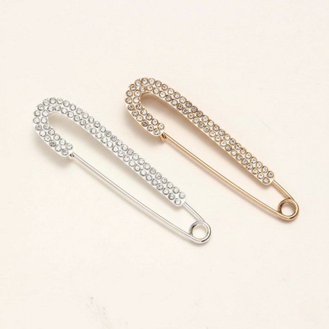 큐빅 옷핀 브로치 빅옷핀 스카프 가디건 고정용