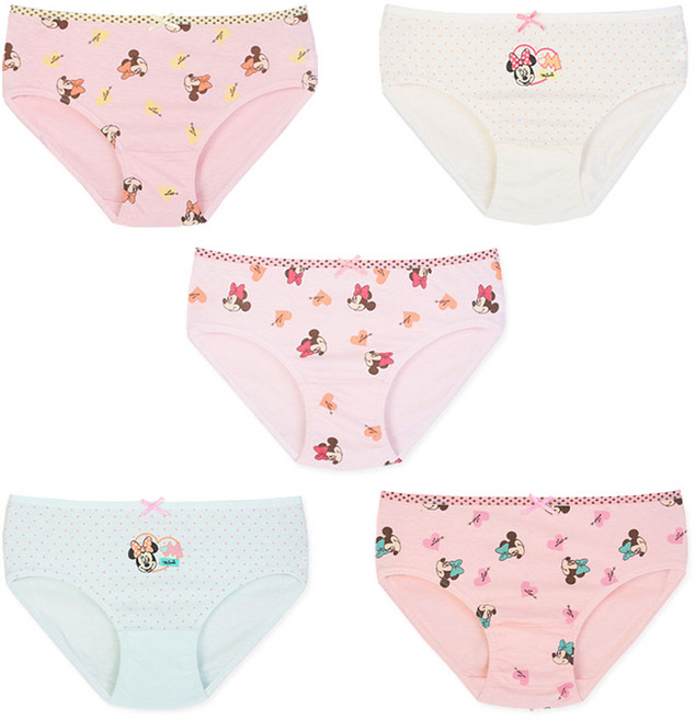 디즈니 미니마우스 여 아동 삼각 팬티