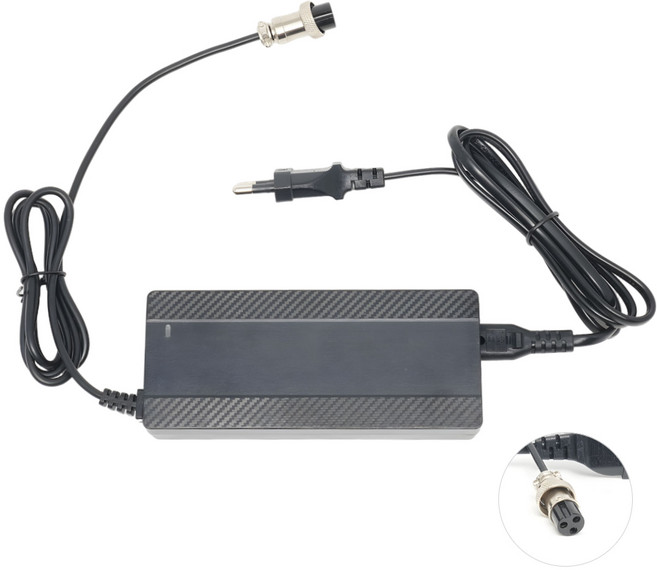 전동 킥보드 충전기 42V 2A 3pin / 8mm / 5.5 DC, 1개