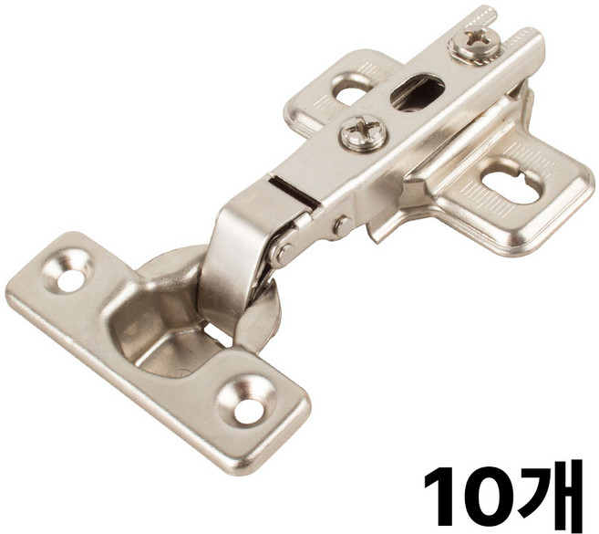 [철물인] 문주 욕실장 90도 경첩 아웃도어 일반형 욕실 상부장 교체용 힌지, 10개