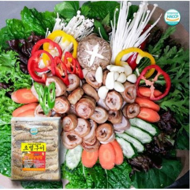 돼지막창구이 훈제막창 초벌 직화 캠핑막창 업소용 도매전문 대구 달비촌 2kg (소스별도구매), 1개