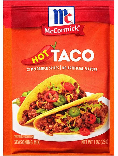 McCormick 오리지널 타코 시즈닝 믹스 28.3g(1온스) (24개 팩) 365001, 12개, 28.3g