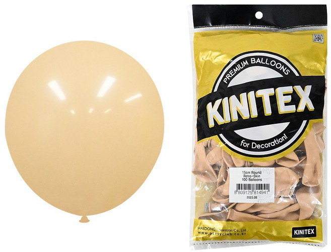 Party Club 15cm레트로스킨(100입), 레트로스킨, 1개