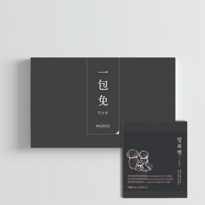 모리오 일포면 차가버섯분말 아가리쿠스분말, 3개, 270g