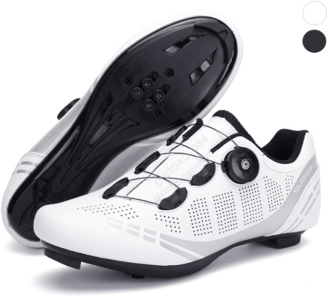 SUB22 자전거 경량 로드용 클릿슈즈 사이클 신발 고급형, 270, 화이트
