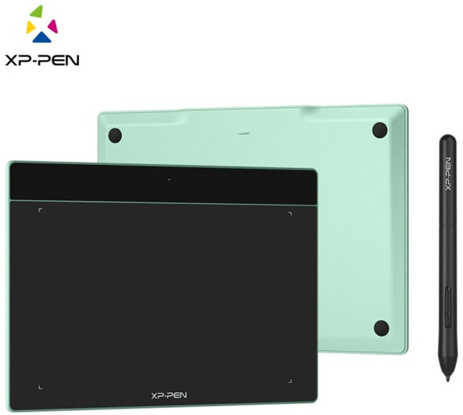 판타블렛 드로잉 그림 액정 패드 태블릿 XP Pen Deco Fun L 그래픽 디지털 태블릿 10 인치 드로잉 OSU 온라인 교육 지원 Android Mac Linux OS, 데코 펀 LG