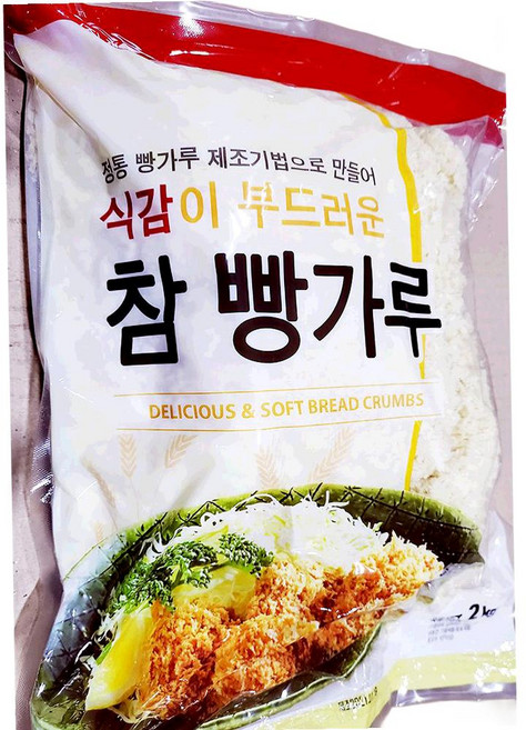 진현무역 참빵가루 굵은 개자 2kg 튀김옷, 1개