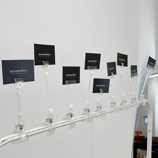 POP 가격표꽂이 메모클립 집게 네임택, 1개