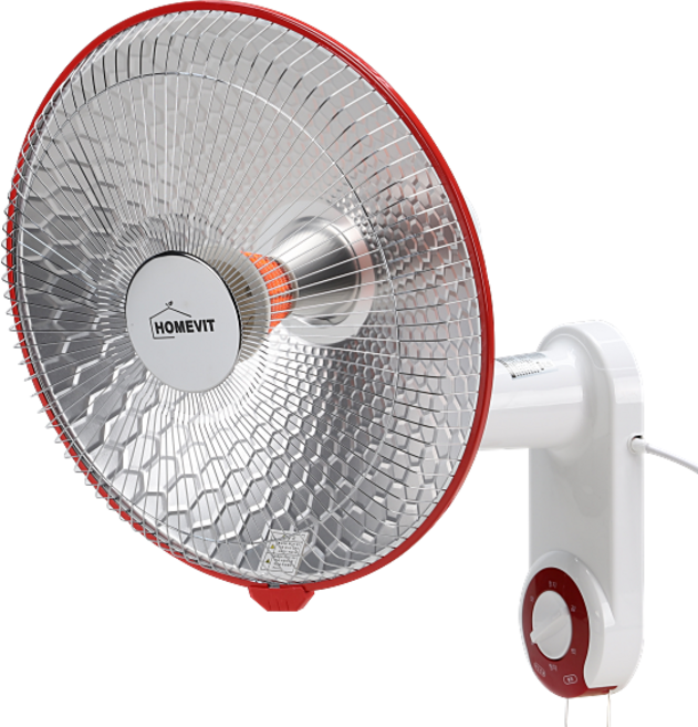 홈빛 열가마벽걸이히터_14인치_전도안전장치_자유로운조절_화상방지안전뒤커버, 단일제품