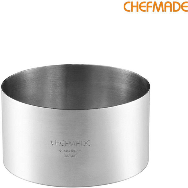 쉐프메이드 이음새가 없는 스텐 높은 원형 무스링, 1개