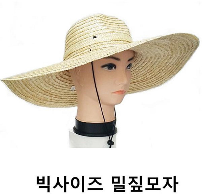 _FFF 빅사이즈 밀짚모자 작업모자 - 농모 왕골모자 농사모자 밀짚모자, 본상품선택, 본품선택