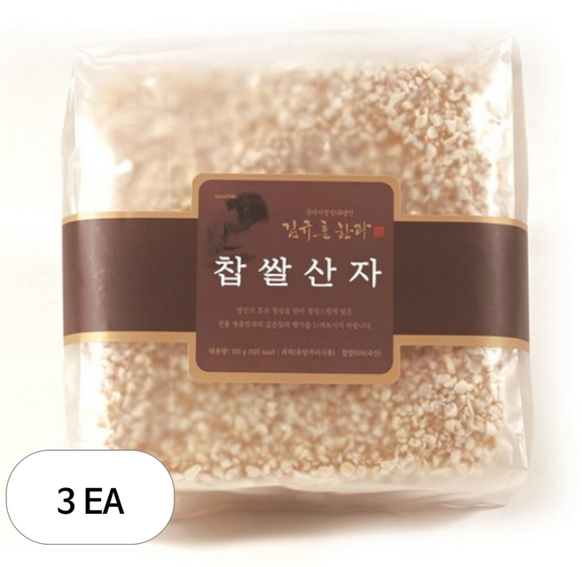 김규흔한과 찹쌀산자, 210g, 3개