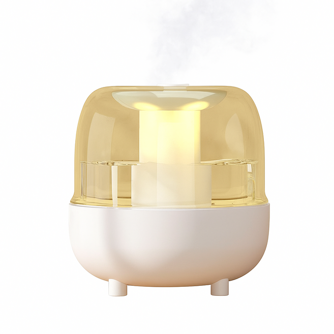 엠피지 모노폴리글로벌 나노 분사 저소음 USB전원 스마트 절전 무드등 가습기 4L, MH-400, 화이트