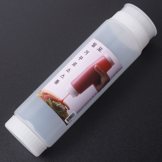 토탈하우스 월포 거꾸로소스통 1P 470ml (중) 거꾸로케찹통 프렌차이즈소스병 5808, 1개