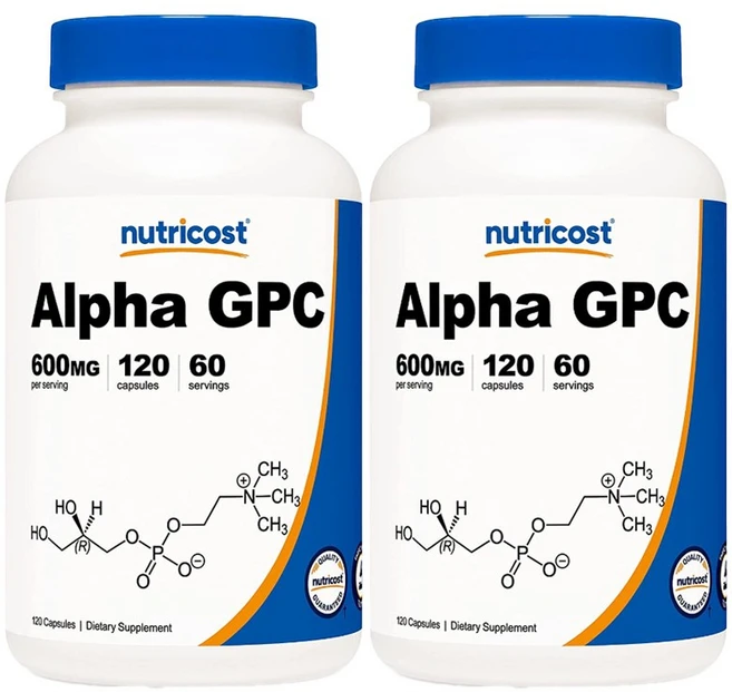 뉴트리코스트 알파 GPC 600mg 캡슐, 120정, 2개 - 쿠팡